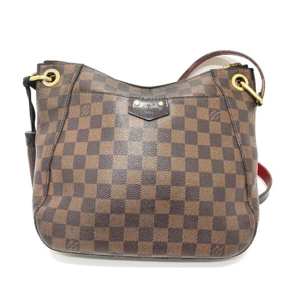 LOUIS VUITTON N42230 Damier South Bank Pochette Crossbody Tassel Shoulder Bag - Picture 1 of 13